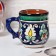 Mug Rishtan ceramics "Flowers", 330 ml, blue