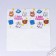 Paper napkins “Happy Birthday”, fairy -tale animals, single -layer, 24x24 cm, set 20 pcs.