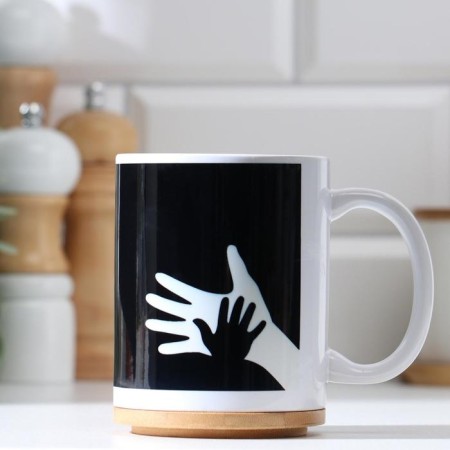 Sublimation mug "Only the best dads are raised to grandfathers", with application-1