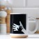 Sublimation mug "Only the best dads are raised to grandfathers", with application