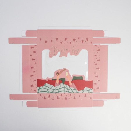 Gift box "Pink Mood", 23.5 x 20.5 x 5.5 cm, New Year-6