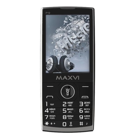 Maxvi P19 Black smartphone