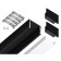 Profile aluminum overhead ambrella Illumination alum Profile, GP1750BK, 2000x12x15.7 mm, black color, matte dial