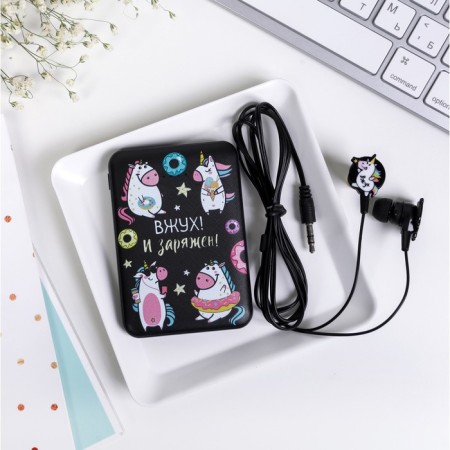 Set of headphones vacuum and external battery 5000 MAH "Unicorn"-1
