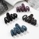 Hair crab "Matte" wave Color, 7 cm, mix