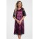 Female dress, size 48, black color, pink