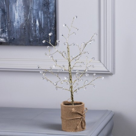 LED bush "Drops of dew" 45 cm, 24 LED, AAX3 batteries (not included), glow warm white-1