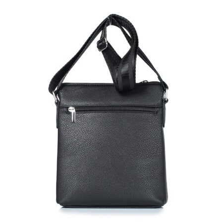 Male bag, artificial leather, 220x255x65 cm, black-2