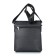 Male bag, artificial leather, 220x255x65 cm, black