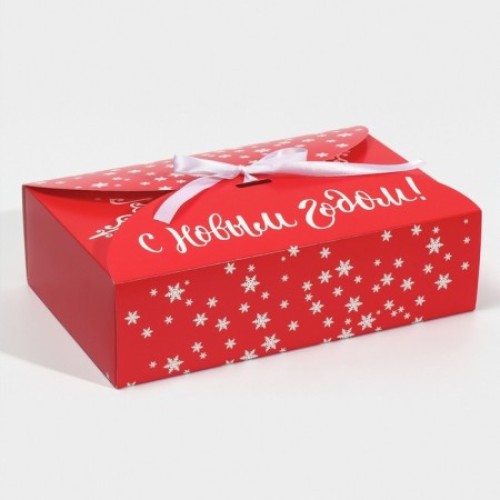 Box the team "Happy New Year", 28 x 18 x 8 cm, New Year-1