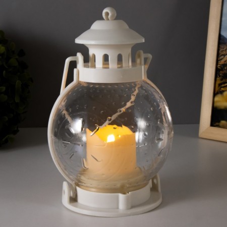 LED nightlight from batteries 3HAAA white 11x11x20 cm Risalux-2