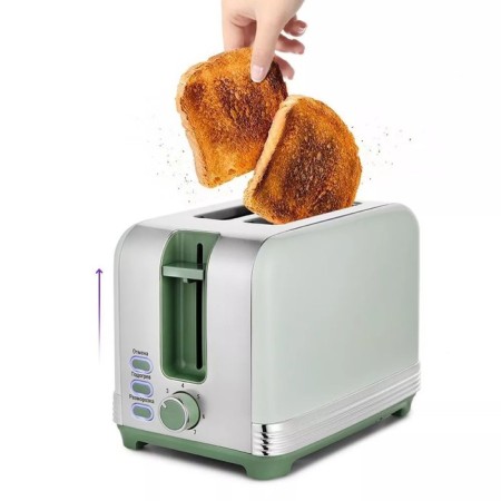 Toster KitFort KT-6070, 930 W, 7 fry modes, 2 toasts, green-3