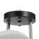 Ceiling Ceiling Zoe 2HE27 40W chrome, black