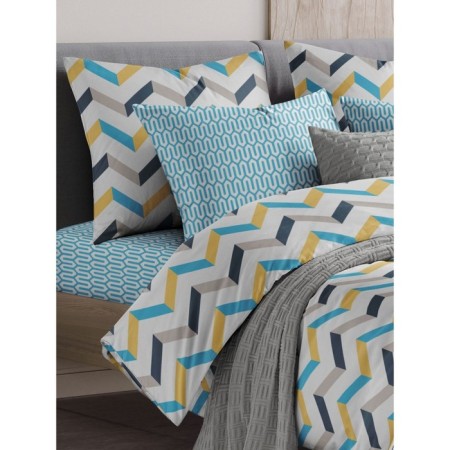 Bed linen 2 joint venture Colorful Geometry, size 220x214 cm, 175x215 cm, 70x70 cm - 2 pcs-4