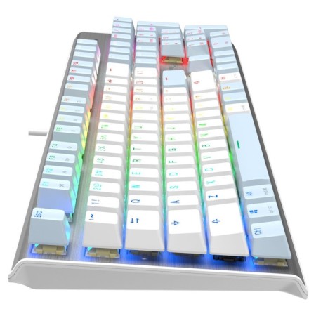 Keyboard A4Tech FSTYLER FS100 Neon Mechanical Blue/White USB For Gamer Led (FS100)-8