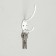 Hook furniture tundra TKD012, two -rod, white