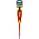 Dielectric bison screwdriver, professional, three -component handle, SL4 x 100 mm