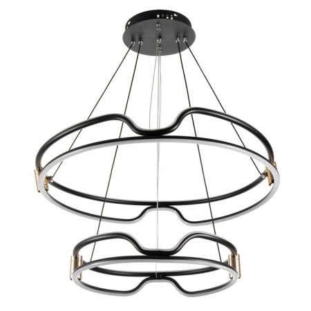Lumber "Holter" LED 236W 3000-6000K black 60x60x9cm Bayerlux