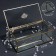 Mountains organizer for storage, with a lid, glass, with a mirror -bottom, 1 section, 21.5 × 10.5 × 7.5 cm, the color is transparent/copper