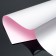 Bilateral color matte film 58 x 58 ± 5% cm, pink, silver color