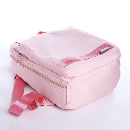 Backpack - bag, textiles, pink color-2