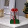 LED figure “Gnome with a gift” 7.5 × 12.5 × 4.9 cm, plastic, batteries AAAX2 (not complete), glow warm white