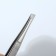 Pinzet begged, narrow, 9 cm, on a blister, silver color, b-158-s -sh