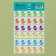 Dinosauricated paper stickers, 10.5 x 18 cm