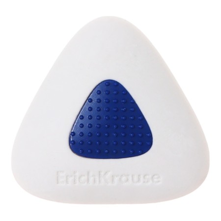 Eraser with Erichkrause "Smartway Triangle", triangular, medium stiffness, hypoallergenic, in a bag with a Euro suspension-3