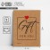 GIFT For You business postcard, Kraft, 8 x 6 cm