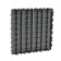 Garden tiles, paving, set - 10 pcs, plastic, dark gray, 30 x 30 x 2 cm