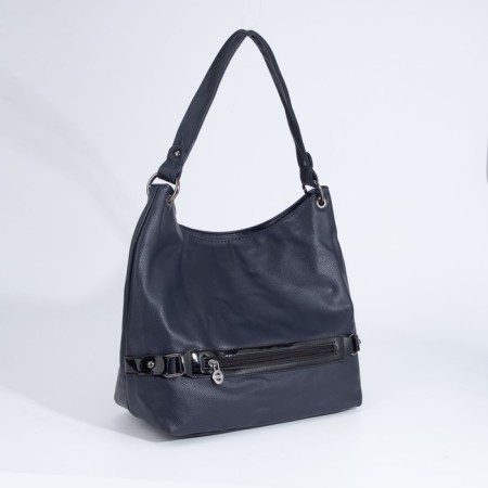 Load bag with lightning, external pocket, blue color-2