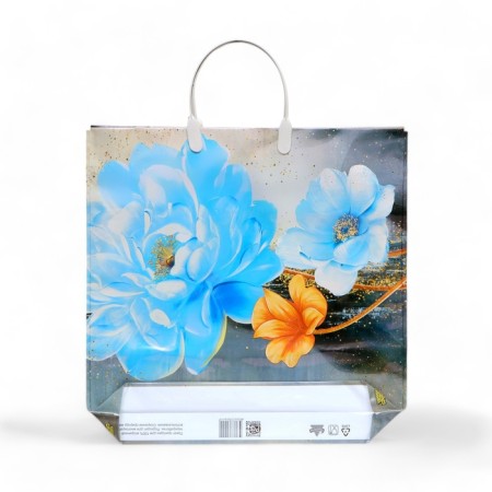 Package "Heavenly Flowers", polyethylene with a plastic pen, 35x36 cm, 100 μm-1