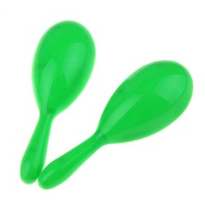 Marakas is monophonic, set 2 pcs., Salad color
