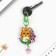 Key keychain children's "good fox", 3.5 x 10 cm