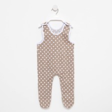 Long baby sliders, beige color/peas, height 62 cm