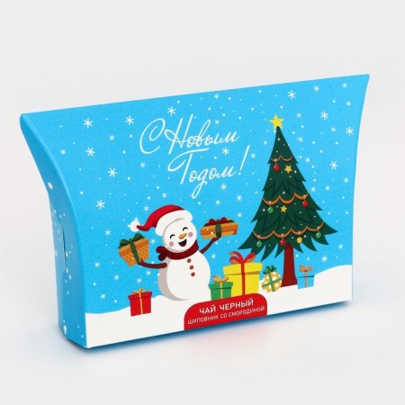 Black tea "Happy New Year", with the taste of rosehips with currants, 20 g-1