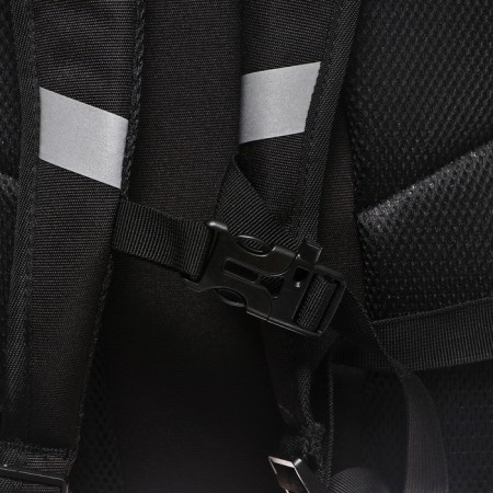 Youth backpack 40 x 29 x 20 cm, Grizzly, ergonomic back, laptop department, black-8