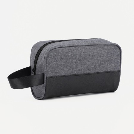 Lightning cosmetic bag, gray color