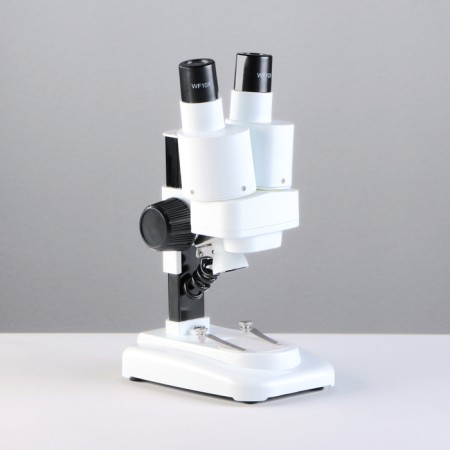 Laboratory compact microscope, multiplicity 10, backlight