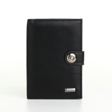 Cover 2 in 1, for auto documents and passports on a magnet, the color is black