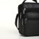 Male bag, 21.5*10*17 cm, lightning departure, 3 n/pocket, reg. Min, black