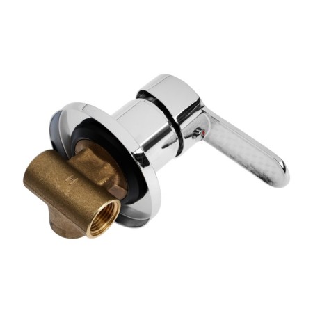 Bowl mixer Zein, hidden installation, pen, cartridge 35 mm, brass, chrome-5