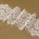 Lace cilia, 100 mm × 9 ± 0.5 m, in bobin 3 pcs 3 m, white color