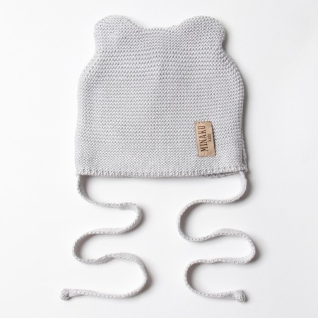 Children's hat minku rr 35-40, gray color