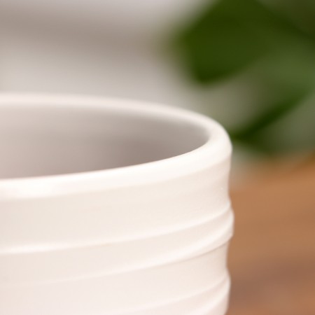 Flower "Tenderness" Pot white 0.5 l-2