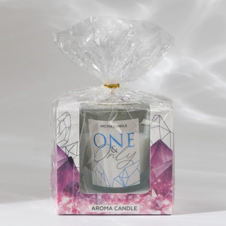 Interior candle in a glass "Only", aroma jasmine-6