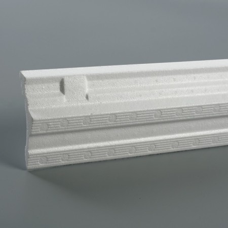 Ceiling skirting board 210563, white 94x47x2000 mm-3