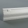 Ceiling skirting board 210563, white 94x47x2000 mm