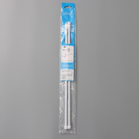 Set of universal cornices 40-65 cm, 2 pcs, white color-7